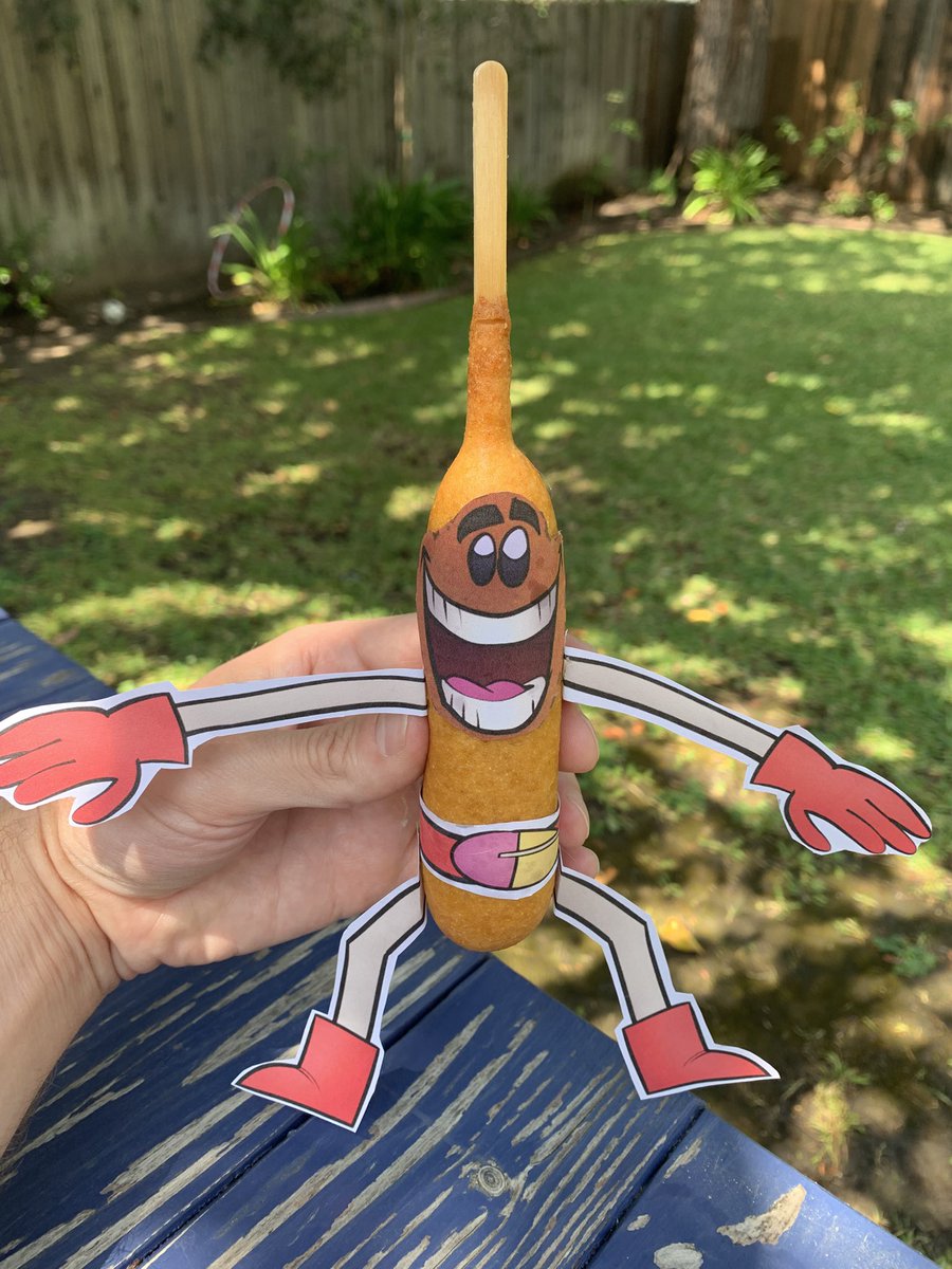 With This Book Might Explode!, your kids will be able to make their very own Corn Doug ACTION FIGURE!

Warning: Corn Doug action figure may be delicious. Do not play with Corn Doug action figure on an empty stomach.

*corn dog not included*

thisbookmightexplode.com/kickstarter