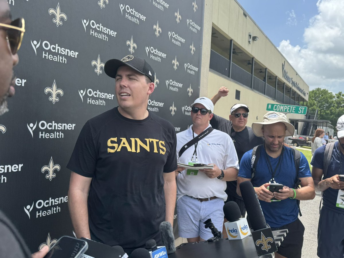 New Orleans Saints head coach Kellen Moore.