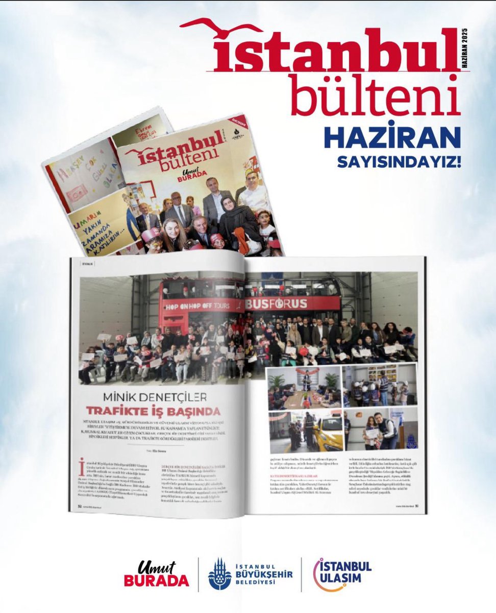 📰 Etkinliğimiz İstanbul Bülteni’nde!

İstanbul Ulaşım AŞ olarak İBB Kadın ve Mahalle Evi iş birliğiyle gerçekleştirdiğimiz “Lider Denetçi” çocuk etkinliğimiz, İstanbul Büyükşehir Belediyesi’nin kurumsal yayını İstanbul Bülteni’nin Haziran 2025 sayısında yer aldı.

Geleceğin