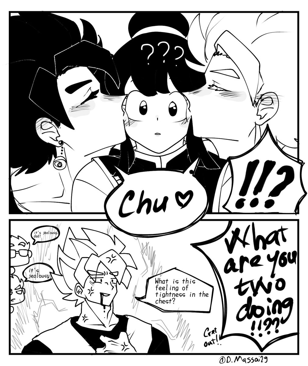 悟チチ #ゴジチチ #ジトチチ Jealous😆😆😆!!!