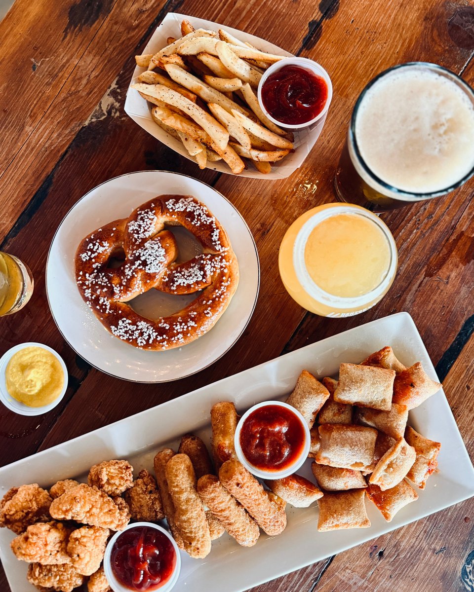 If you get the munchies we have a couple of new snack options for you at the bar! You can now try our chicken bites, pizza rolls, mozzarella sticks, along with soft pretzels, and french fries at the brewery.Our wonderful neighbors over at Smoketerrarean also are open!
