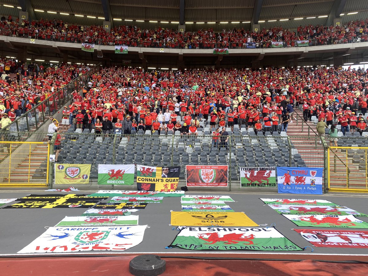 Biggest away following in 20 years.

Unbelievable support 🏴󠁧󠁢󠁷󠁬󠁳󠁿

Diolch