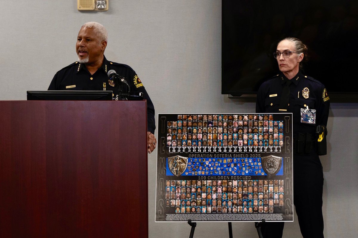 ChiefComeauxDPD's tweet image. No child should ever be a victim. Incredibly proud of teams like the North Texas Internet Crimes Against Children Task Force — and especially #DallasPD’s dedicated ICAC Unit — who work every day to protect the most vulnerable in our communities.