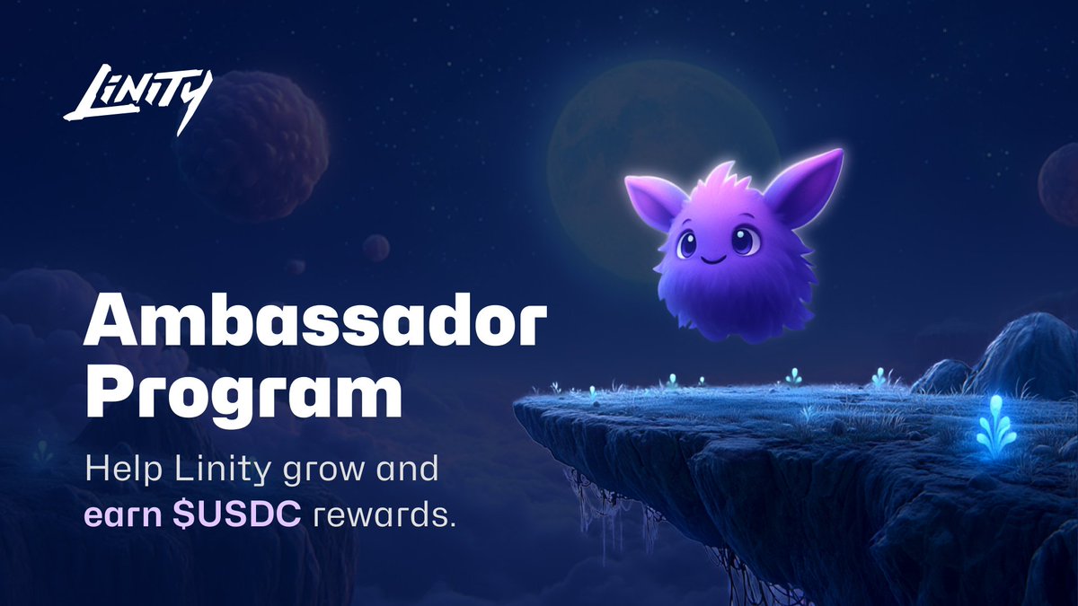 The <a href="/linity_com/">Linity</a> Ambassador Program is LIVE🌝

Earn USDC helping Linity grow🙂

Roles available include Local Rep, Campus Rep, Content Creator (make vids, threads, memes)🤲

Perks:
USDC rewards
Discord role + merch
Future bonuses &amp; more🤗

Apply👇
docs.google.com/forms/d/e/1FAI…

Wagmi✊