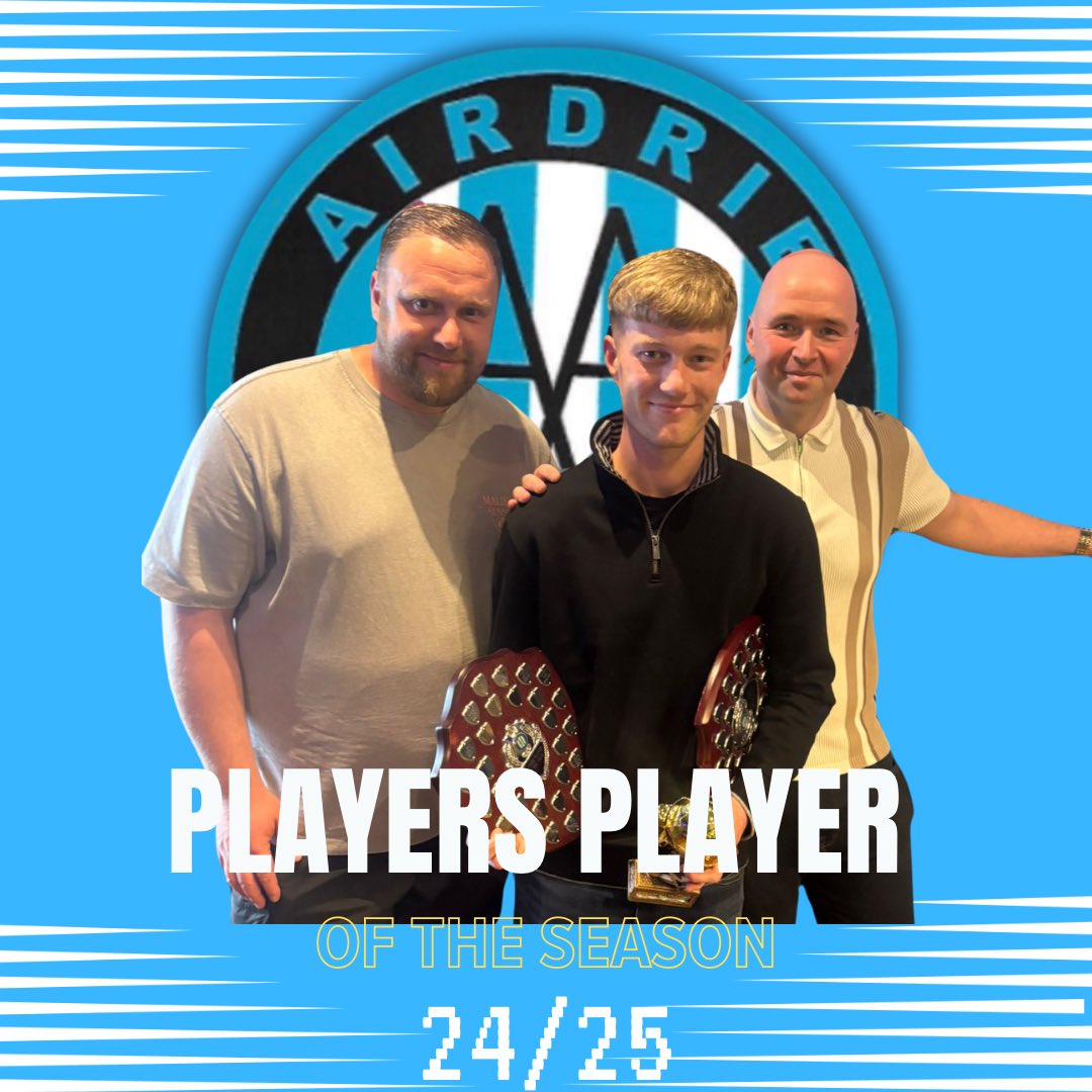Airdrie Albion (@airdrie_albion) on Twitter photo 🔵⚽️🏅 AWARDS NIGHT 🏅⚽️🔵
Two awards also on the night for this man
Joined us at the start of the season & has been outstanding all season for The Albion
Managers POTY & Players player
<a href="/cameron80710720/">CameronWhite</a>
<a href="/scottish_aff/">AmateurFixturesResultsSCO</a> 🔵⚽️🏅 AWARDS NIGHT 🏅⚽️🔵
Two awards also on the night for this man
Joined us at the start of the season & has been outstanding all season for The Albion
Managers POTY & Players player
<a href="/cameron80710720/">CameronWhite</a>
<a href="/scottish_aff/">AmateurFixturesResultsSCO</a>