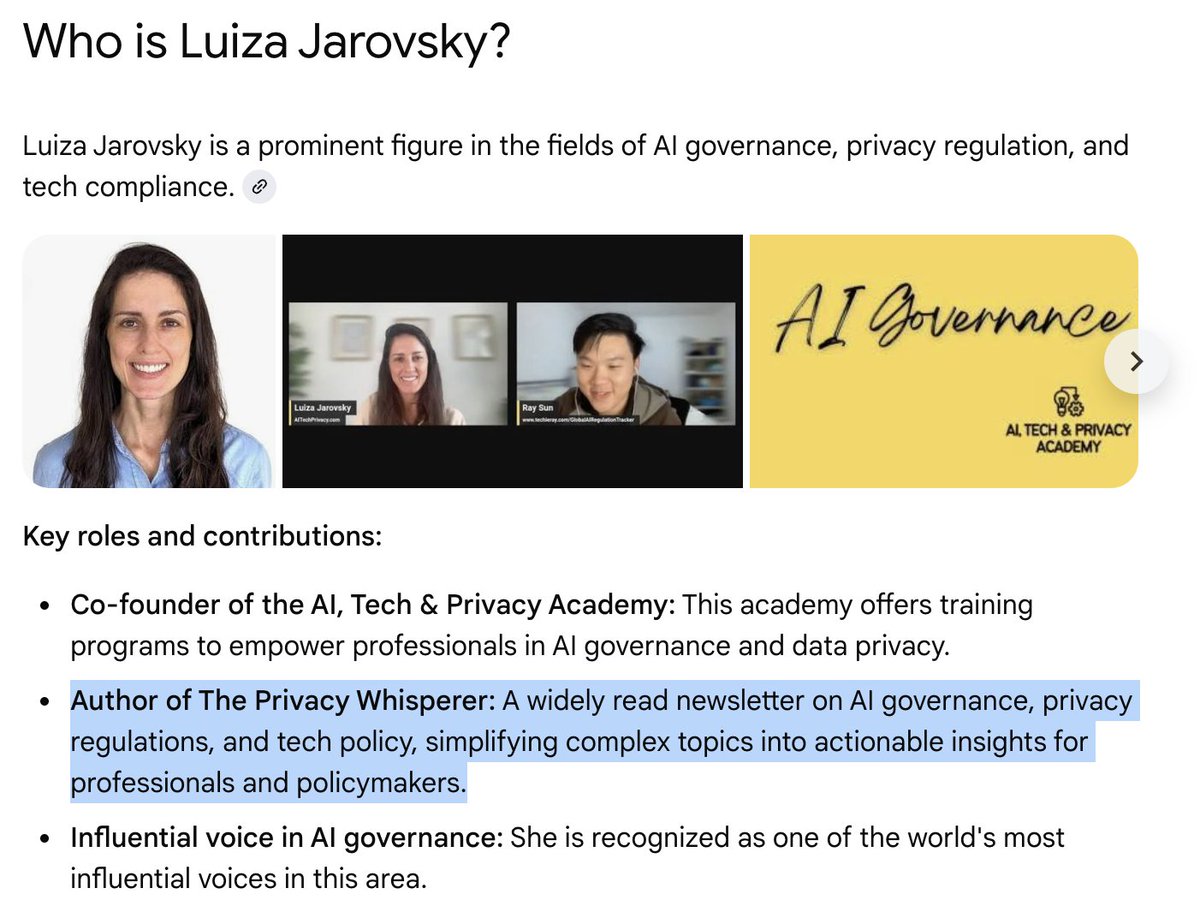 🚨 There is a new data protection nightmare in town, and most people haven't realized it yet:

Maybe some of you remember my articles from early 2023, highlighting that 'AI hallucinations' often involve personal data, and the data protection implications (especially from a GDPR
