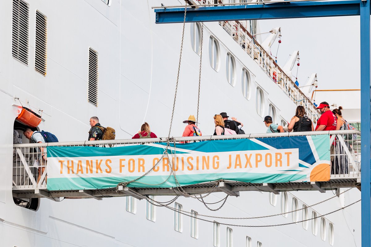 JAXPORT (@jaxport) on Twitter photo Bring on the burgers and ice cream 🍔🍦
Summer cruise season is in full swing! <a href="/CarnivalCruise/">Carnival Cruise Line</a> Line expects cruise guests sailing from Jacksonville to generate over $21 million in regional economic impact in just the next few months.
“Jacksonville has been instrumental in Bring on the burgers and ice cream 🍔🍦
Summer cruise season is in full swing! <a href="/CarnivalCruise/">Carnival Cruise Line</a> Line expects cruise guests sailing from Jacksonville to generate over $21 million in regional economic impact in just the next few months.
“Jacksonville has been instrumental in