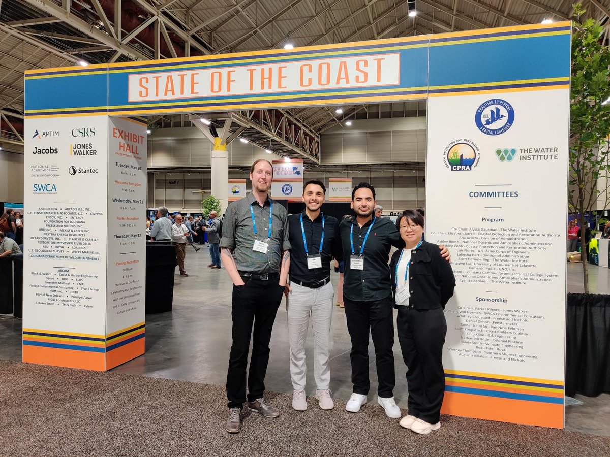 Purdue IE (@purdue_ie) on Twitter photo Congrats to Utkuhan Genc who earned 3rd place for his presentation at the State of the Coast Conference held in New Orleans in May. Genc's fellow labmates Mohammad Ahmadi and Fangyuan Li also did a great job presenting their work at the conference. Congrats to all!
#PurdueIE Congrats to Utkuhan Genc who earned 3rd place for his presentation at the State of the Coast Conference held in New Orleans in May. Genc's fellow labmates Mohammad Ahmadi and Fangyuan Li also did a great job presenting their work at the conference. Congrats to all!
#PurdueIE