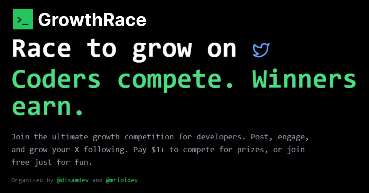 mrloldev's tweet image. Everyone is planning to lock in this summer in their projects, don't forget that distribution is key
The best way to build this summer is to build in public
@disamdev and I are launching a platform to compete on growth on X and be able to win prizes.
Link in 1st comment
