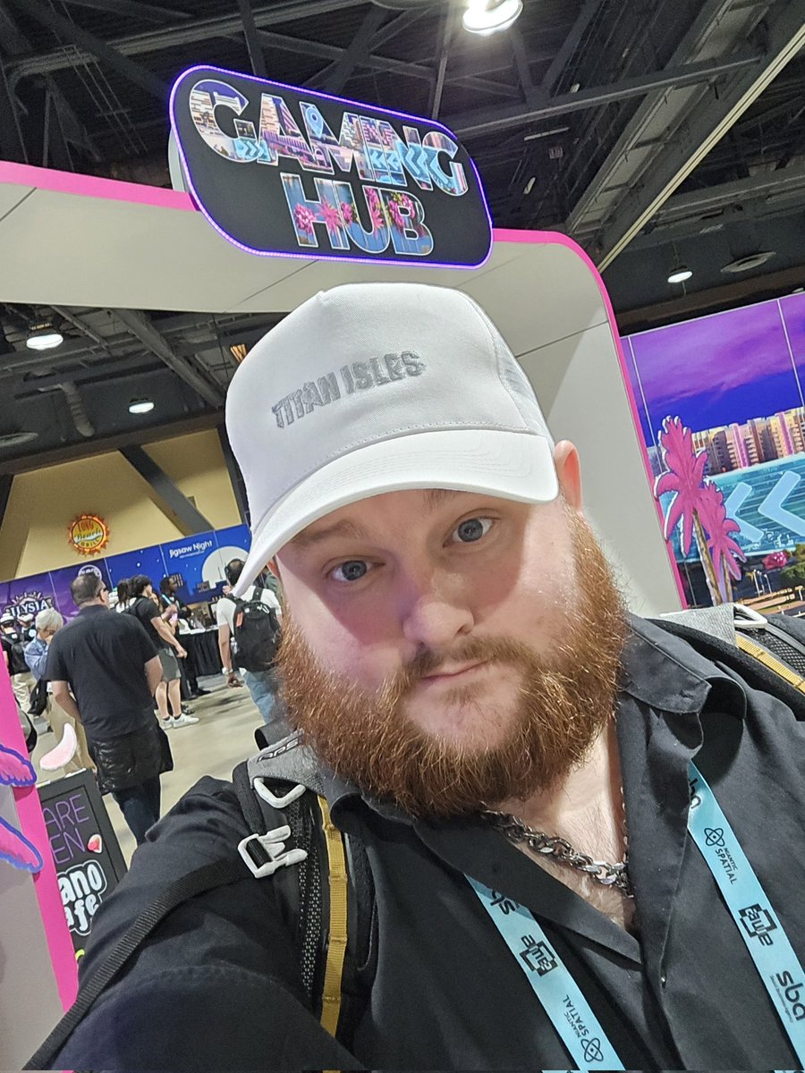 I'm at AWE this week! If you'd like to play the Titan Isles demo and get one of these cool Titan Isles caps for free, hit me up either on here or stop me if you see me in the expo hall!