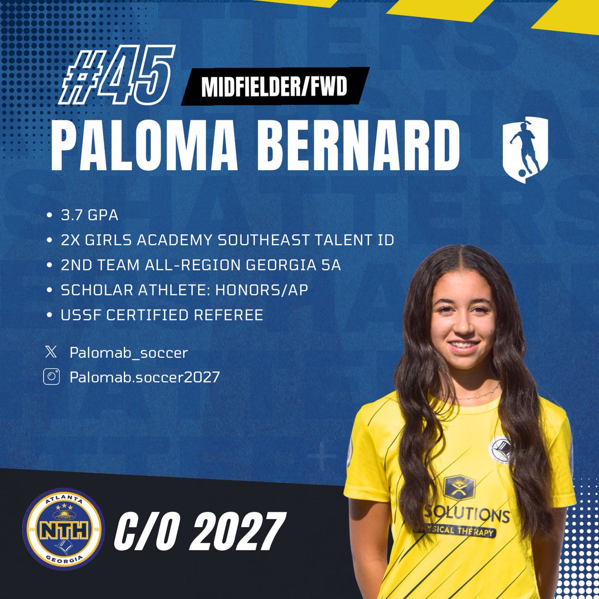 Tophat 08 Gold GA (@tophat08ga) on Twitter photo 🚨 Player Spotlight: Paloma Bernard
🎯 Midfielder | Tophat 08 Gold
Technical and creative — Paloma’s skill on the ball helps her control the game, find passing lanes, and spark chances in the final third.
📲 <a href="/palomab_soccer/">Paloma Bernard</a>
<a href="/ImYouthSoccer/">ECNL/GA/Recruiting/College Soccer</a>
#2027Recruits #SummerPlayoffs 🚨 Player Spotlight: Paloma Bernard
🎯 Midfielder | Tophat 08 Gold
Technical and creative — Paloma’s skill on the ball helps her control the game, find passing lanes, and spark chances in the final third.
📲 <a href="/palomab_soccer/">Paloma Bernard</a>
<a href="/ImYouthSoccer/">ECNL/GA/Recruiting/College Soccer</a>
#2027Recruits #SummerPlayoffs