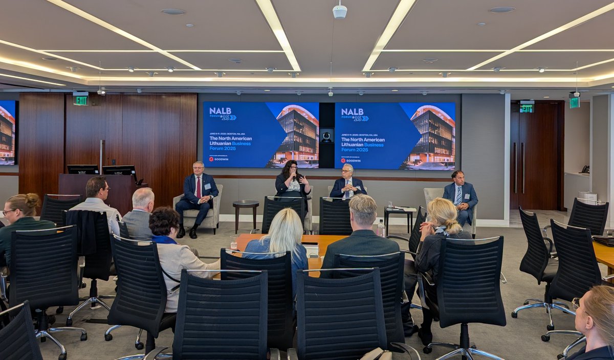 global_pace's tweet photo. Day 2 at NALBF delivered powerful insights! 

Al Pace &amp; Nick Simone led a talk on Canada’s role in business expansion, sharing how Pace Law &amp; Pace Global Advantage support Lithuanian &amp; Baltic companies with legal &amp; market entry strategies. Looking forward to more tomorrow! https://t.co/dQZELK9dzk