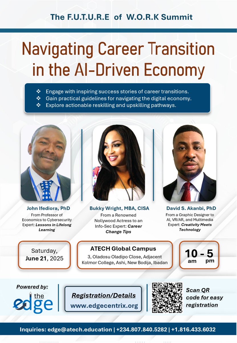 [Branded-content]       Are You Ready for a Career Shift in the Age of AI?

The workplace is being reshaped before our eyes. Whether you're looking to future-proof your skills or completely reinvent your professional identity, now is the time to take control of your journey.

On