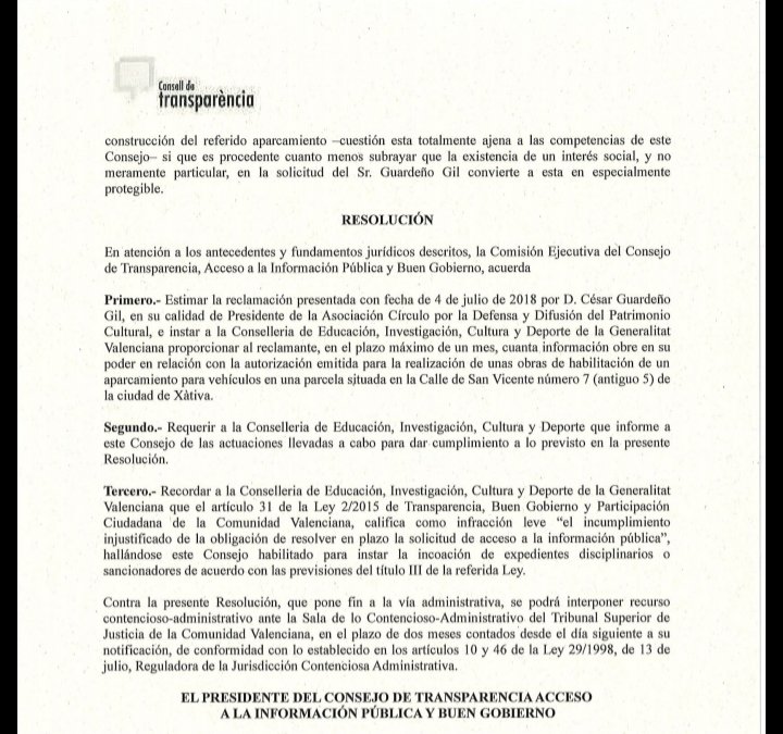 Seguro #XativaUnida <a href="/amoramorxtva/">Amor #XUnida❤</a> que el nuevo párking de San Vicent, en el conjunto histórico-artístico de #Xàtiva cuenta con la autorización de <a href="/GVAcultura/">GVA Cultura</a> <a href="/generalitat/">Generalitat</a> ? <a href="/ptebar1/">Pilar Tébar</a> <a href="/GHPatrimonioVLC/">GH Patrimonio VLC</a> <a href="/Xativa/">Ajuntament de Xàtiva</a>
x.com/llinamarti/sta…