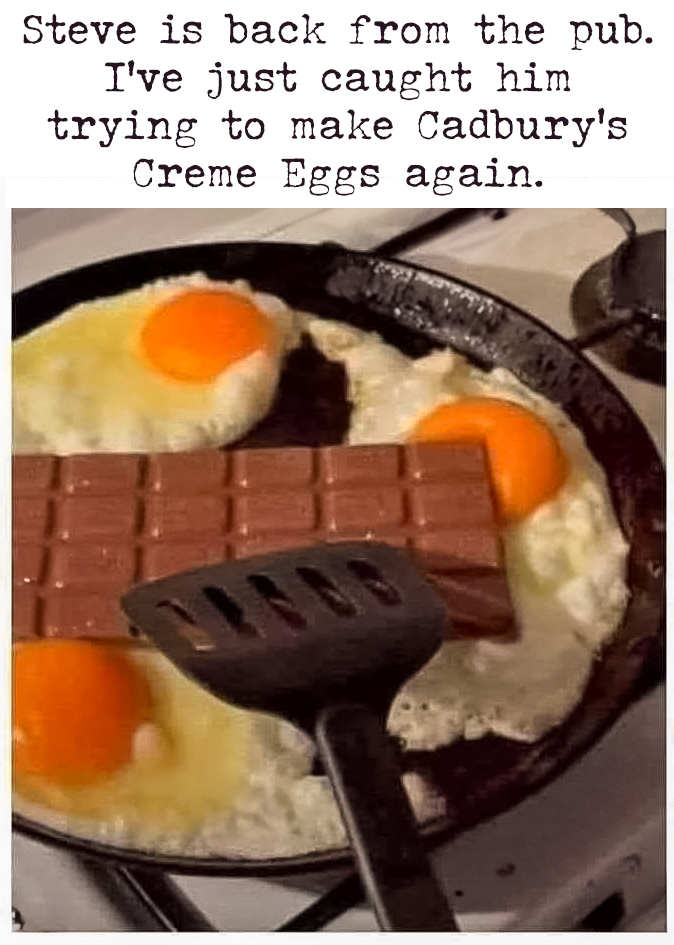 Steve is trying his best.