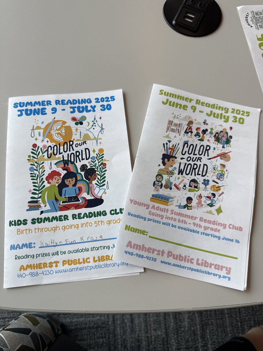 Don’t forget to sign up for Amherst Library’s Summer Reading Program!