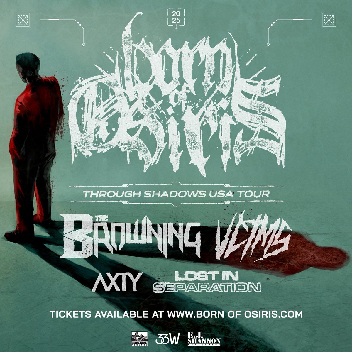 Cameron112's tweet image. Who’s ready for the Through Shadows USA Tour this fall with Born of Osiris, The Browning, VCTMS, AXTY and Lost in Separation??