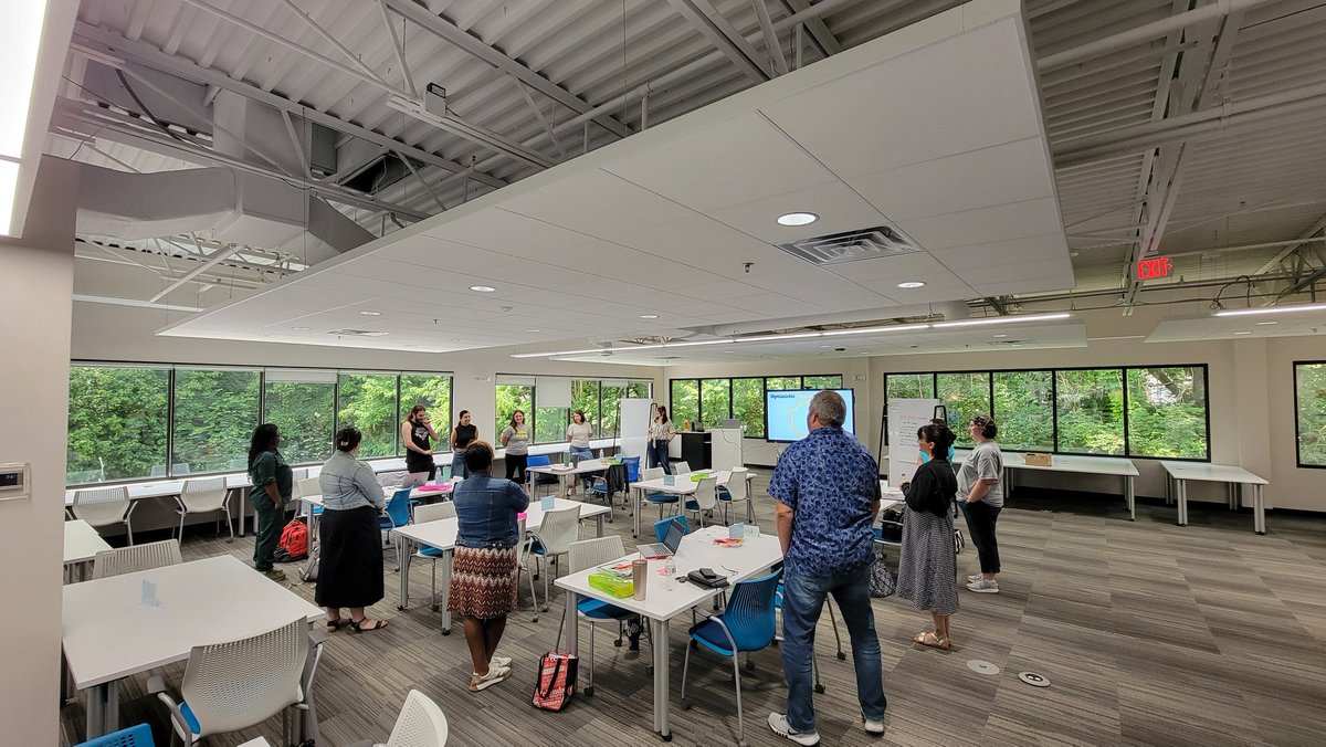 Amy James and Jen Roederer leading a group at our <a href="/OVECkyed/">@OVECky</a> Middletown office in "Bringing Your HQIR to Life"!  #AllinKY #KYILN #UnitedWeLearnKY #ItsNextYearAlready