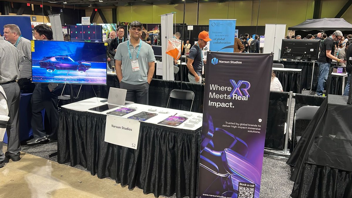 Narsun Studios is live at the AWE, showcasing how XR meets real impact. From immersive experiences to future-forward solutions — we're here to inspire, connect, and innovate.
📍 Booth S2 | Come say hi, explore our work, and let's talk about transforming reality together
#AWE2025