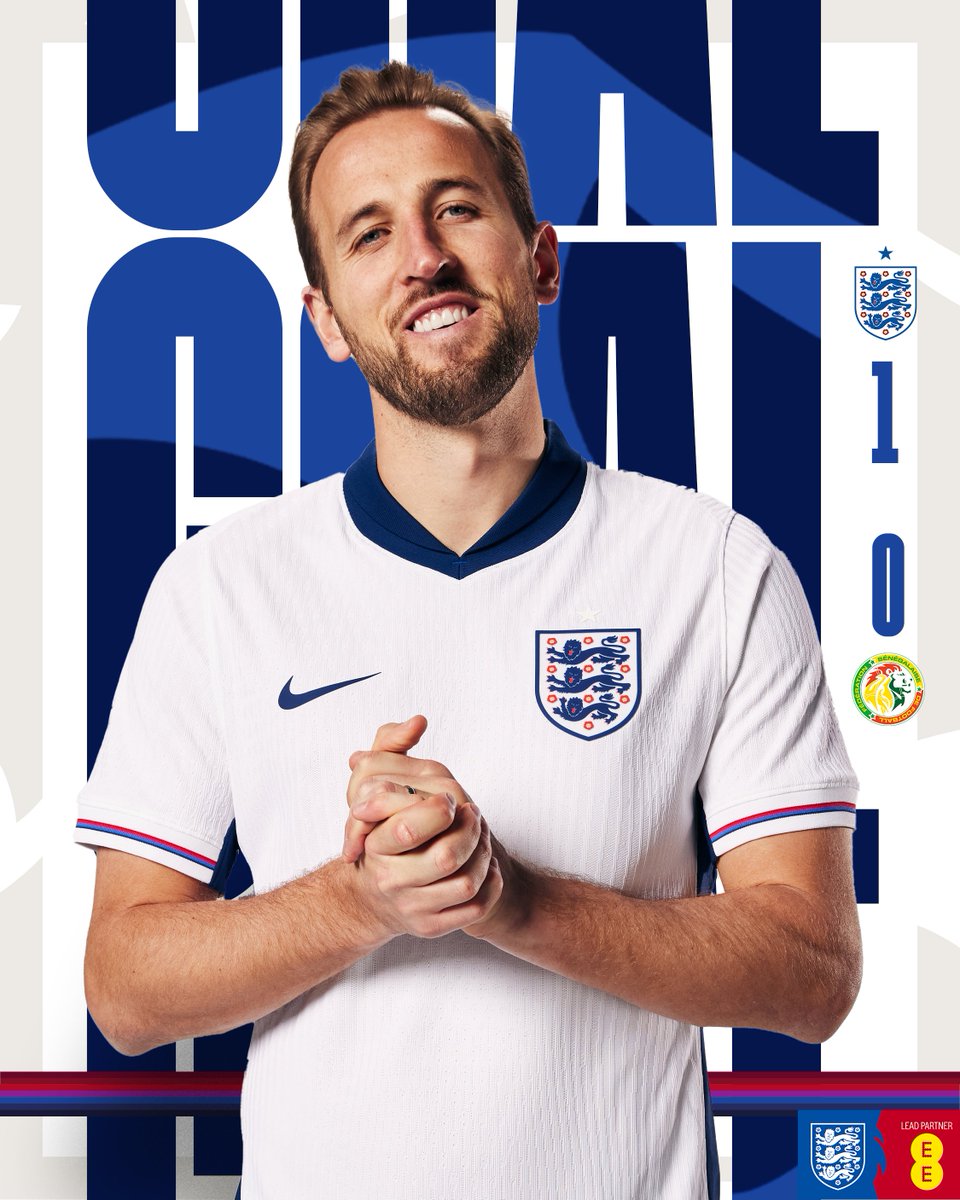 England (@england) on Twitter photo An early lead for the #ThreeLions! 💨
@AnthonyGordon forces a save from the goalkeeper, and <a href="/HKane/">Harry Kane</a> is quickest to pounce from close range for 1-0. An early lead for the #ThreeLions! 💨
@AnthonyGordon forces a save from the goalkeeper, and <a href="/HKane/">Harry Kane</a> is quickest to pounce from close range for 1-0.