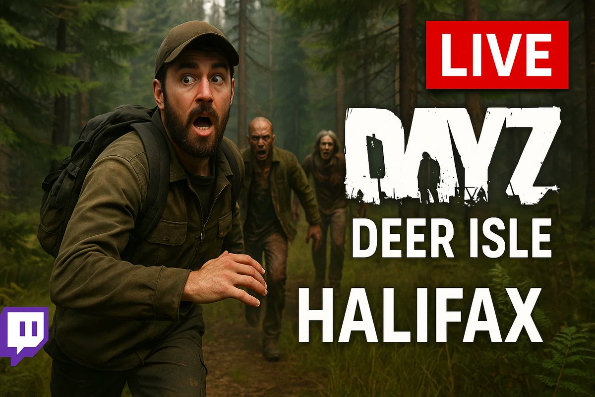 It's stream time! Back into more action on Deer Isle. We got a super group today 👀 Twitch.tv/Halifax