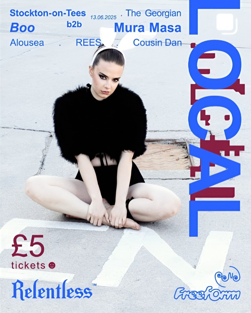 TOMORROW NIGHT – Mura Masa presents Local, powered by Relentless Energy ⚡

Stockton’s own Boo curates a killer lineup featuring Mura Masa, Alousea, Cousin Dan, and Rees! A club night celebrating local artists, venues &amp; communities—don’t miss it!

🎟 georgiantheatre.co.uk/live-events/mu…
