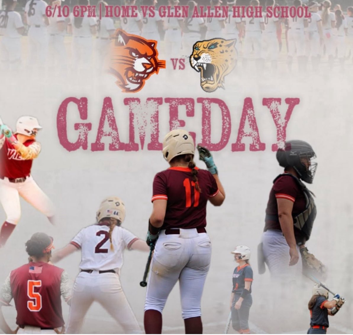 📢Come out and support📢

🥎GAME TIME 6pm

🎟️ available on GoFan!