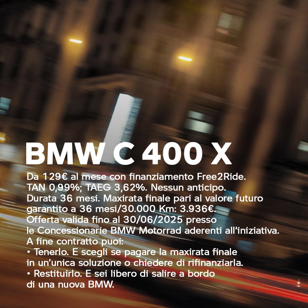 motoves's tweet image. Tutto   sotto controllo, anche la rata. Scopri il #C400X con TAN a 0,99% e anticipo   zero, e cambia il tuo modo di vivere la città.
    #PluggedToLife #MakeLifeARide #BMWMotorrad