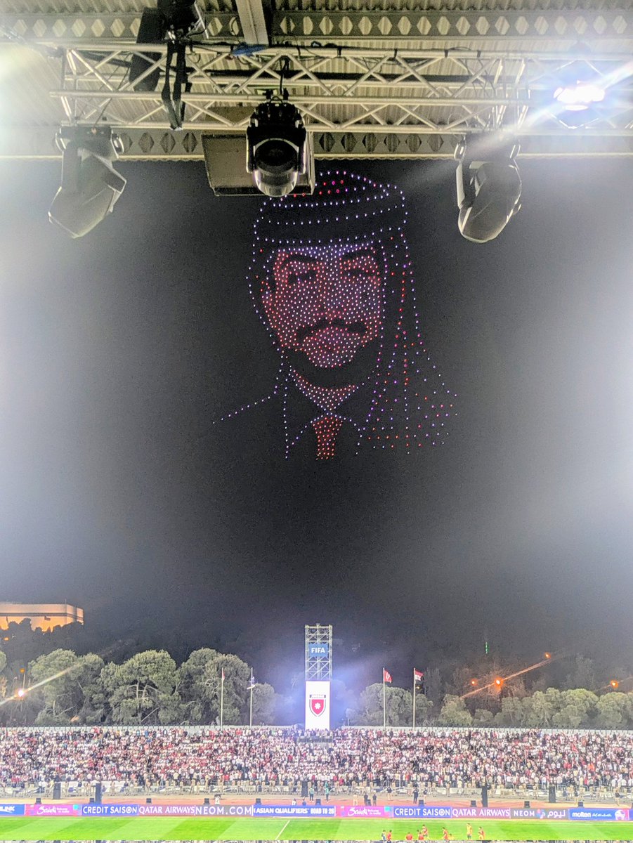 Party getting started at Jordan Vs Iraq