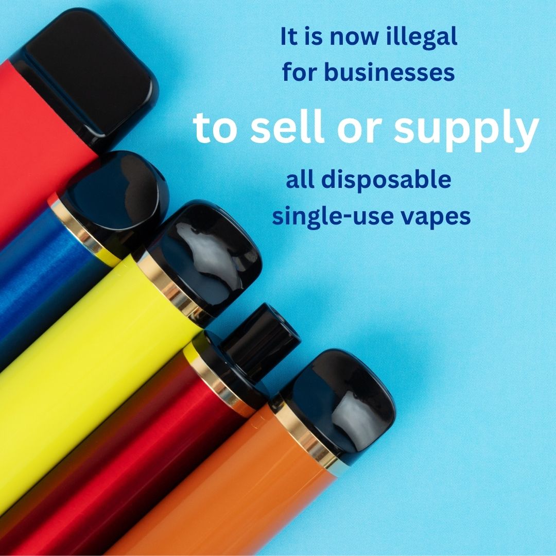 🚭 The ban on the sale and supply of single-use vapes is now in effect🌍

This includes all disposable vapes that can’t be refilled or recharged

To find out more visit: orlo.uk/Aj8FW