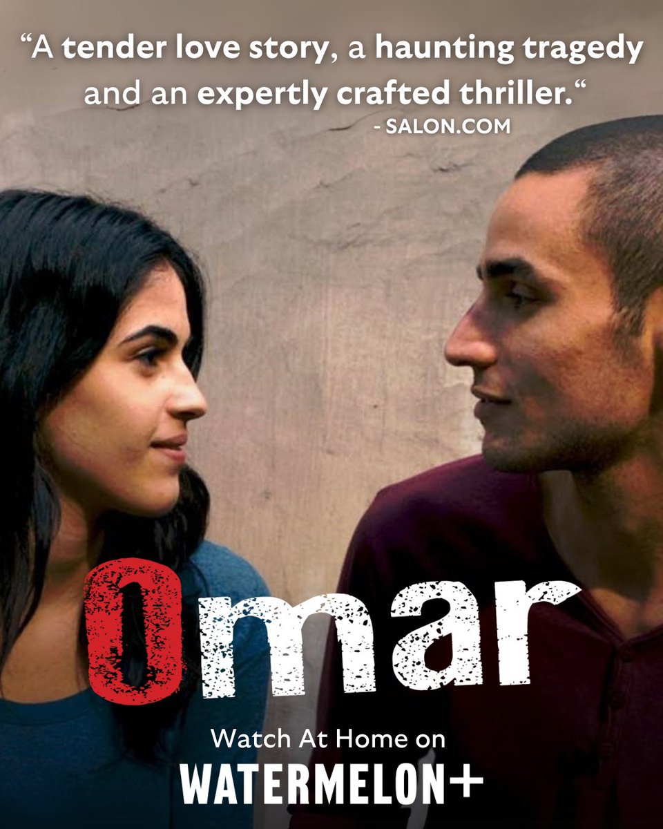 Watermelon Pictures (@watermelon_pics) on Twitter photo "Omar" is an action packed love-story and lead actors Adam Bakri and Leem Lubany WILL keep you on the edge of your seat! Watch this critically acclaimed film from <a href="/KinoLorber/">Kino Lorber</a> on the ONLY Palestinian owned global streaming platform!
watch.watermelonpictures.com "Omar" is an action packed love-story and lead actors Adam Bakri and Leem Lubany WILL keep you on the edge of your seat! Watch this critically acclaimed film from <a href="/KinoLorber/">Kino Lorber</a> on the ONLY Palestinian owned global streaming platform!
watch.watermelonpictures.com