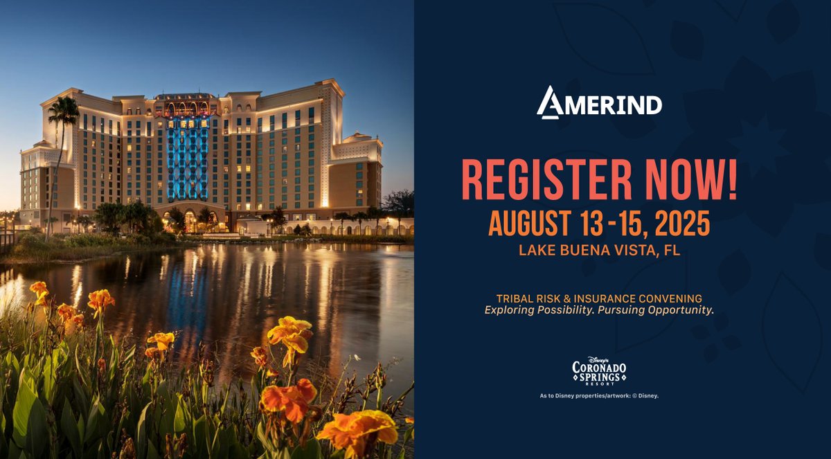 Gain insights from industry professionals on emerging trends and critical issues impacting Indian Country. 
Session tracks will include Risk Management, Finance, Human Resources, Leadership, and more. 
Register by 6/30 for a chance to win a prize!  
🔗 amerind.com/amerind-tribal…