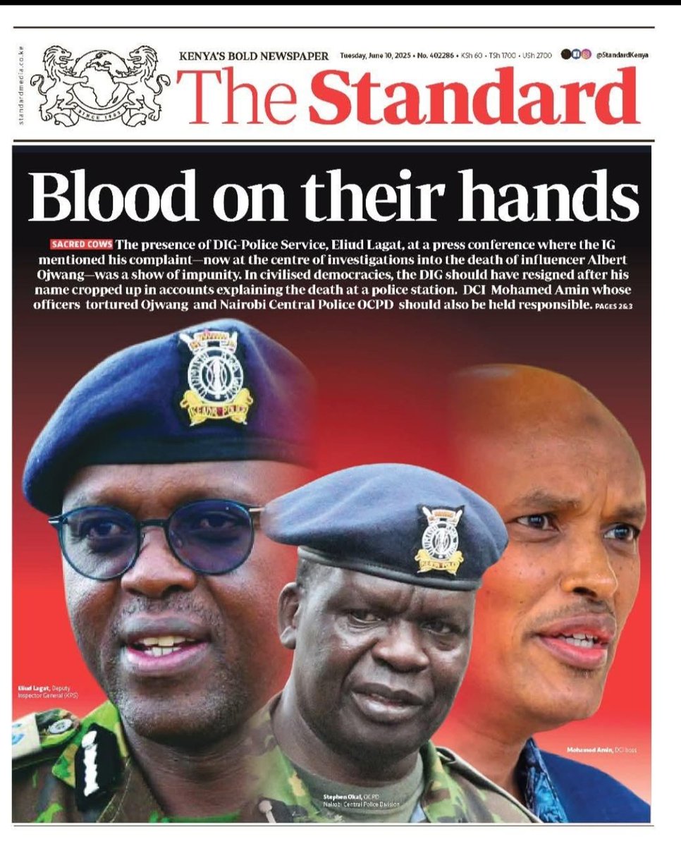 JoyAddah's tweet image. What have you achieved now that he is no more,what change has Albert's death brought to your already terrible reputation?
#JusticeForAlbertOjwang