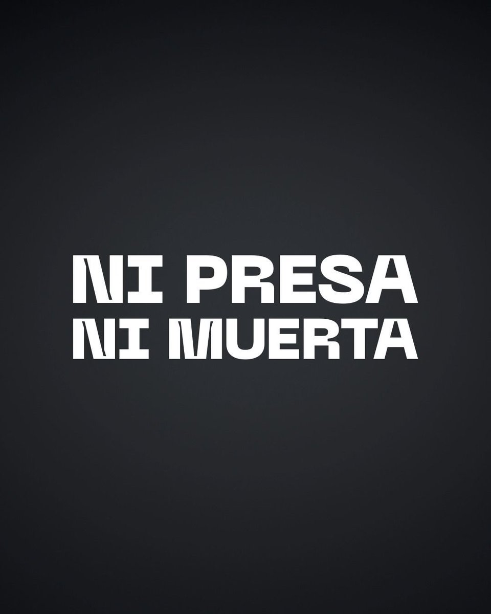 ColectivoNUM's tweet image. Ni presa, Ni muerta
No a la cárcel
No a la proscripción política de @CFKArgentina