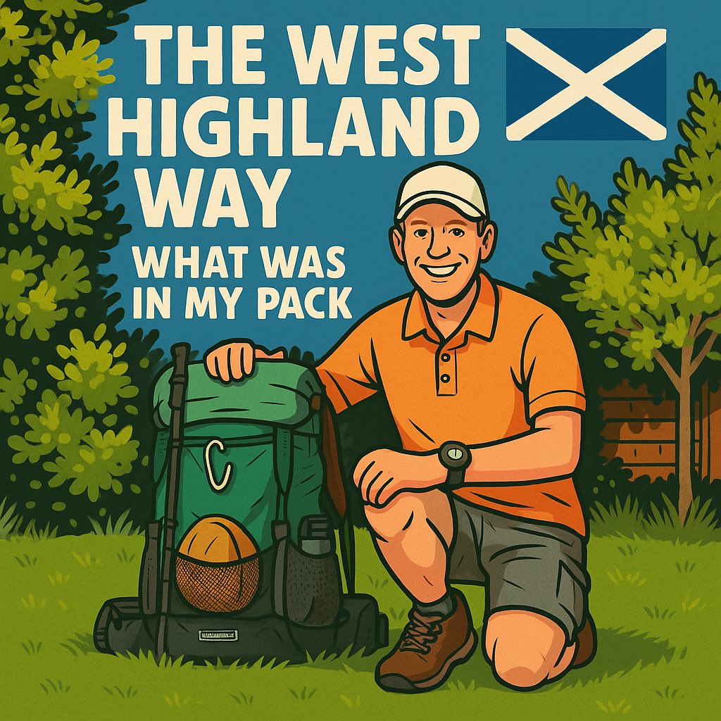 Watched my West Highland Way videos, ever wondered what was in my pack?
Well wonder no more, it’s all in my latest video. 😃⛰🥾🏕️🏴󠁧󠁢󠁳󠁣󠁴󠁿 #Westhighlandway 

youtu.be/AExnahRpPTs?si…