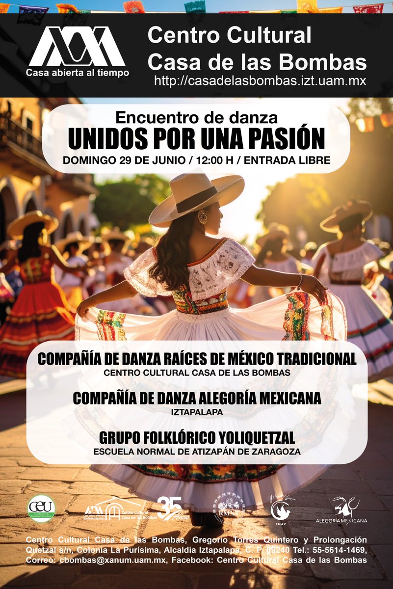 #AgendaCulturalUAMI
#sóloencasadelasbombas
casadelasbombas.izt.uam.mx
