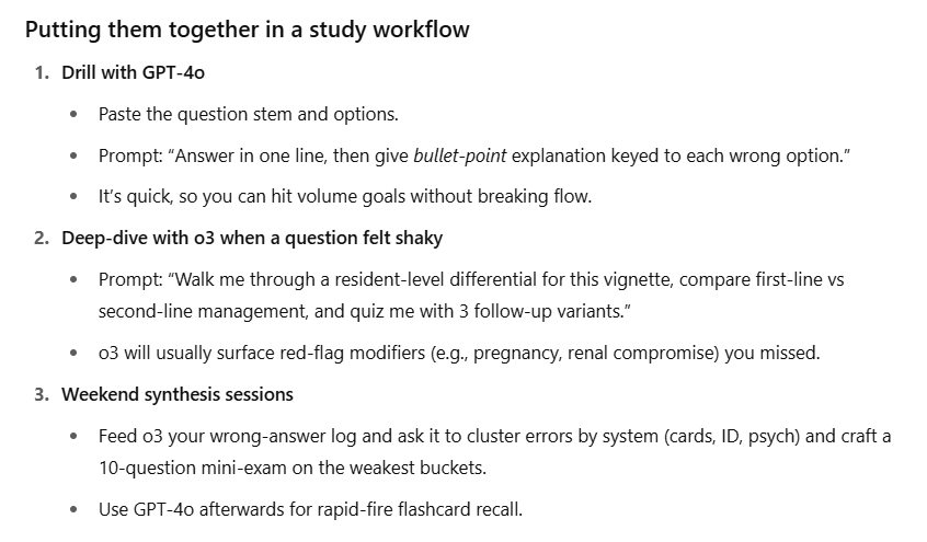 todorovaMD's tweet photo. Oh that's why 4o is down. I ask it, How is o3 superior to 4o for the USMLE? This is going to be exciting—no more Uworld. #USMLE #uworld #medtwitter https://t.co/UMOE73q2Xo