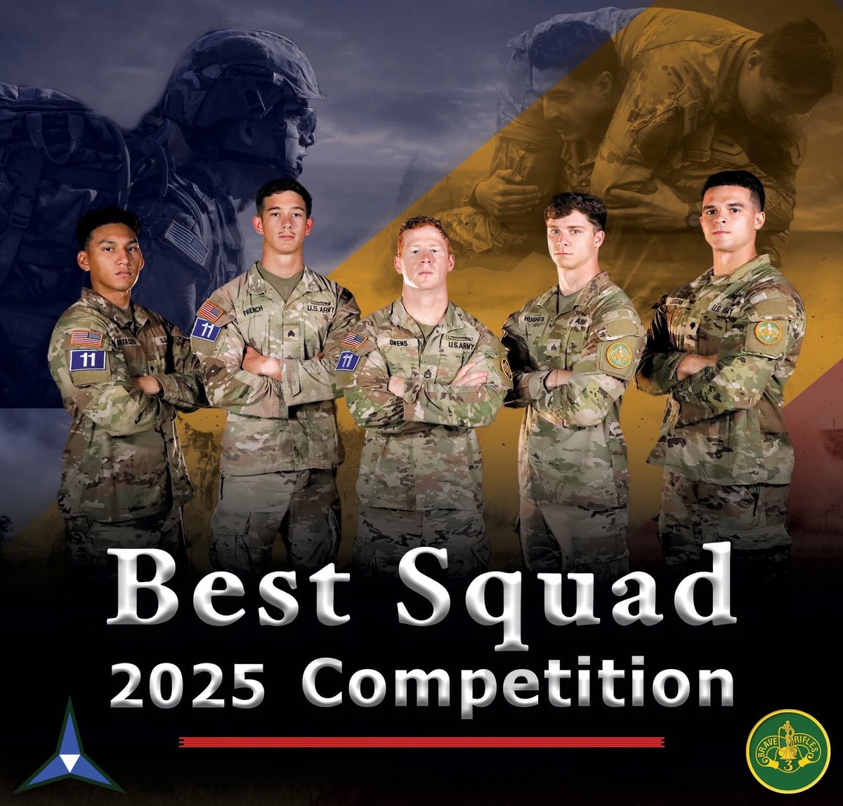 1stCavalryDiv's tweet image. Our Troopers are currently competing at the @iiiarmoredcorps #BestSquad2025 Competition! The Best Squad Competition tests squads' physical, technical, and tactical abilities under stress and fatigue.