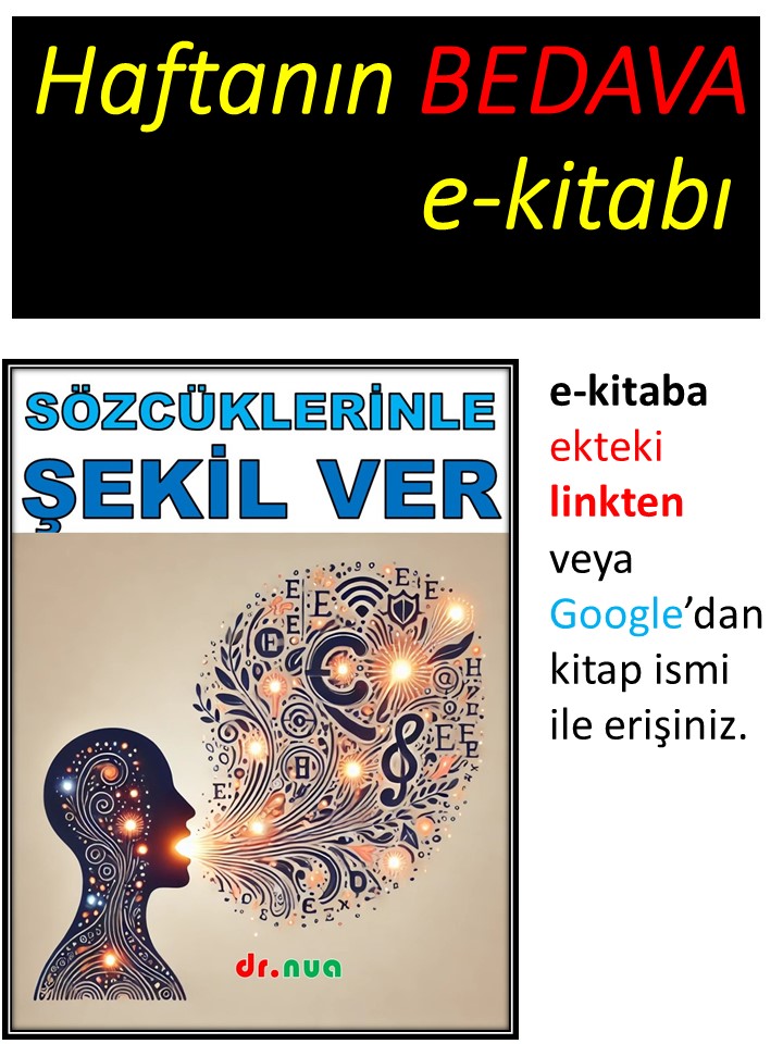 KİTAP NE HAKKINDA: Sözcükler yalnızca iletişim kurmaz; zihinleri şekillendirir, ilişkileri inşa eder, dünyaları değiştirir.
Peki, şimdiye kadar kendinize söylediğiniz sözcüklerin sizi nasıl bir hayata yönlendirdiğini hiç düşündünüz mü? 
KİTABIN LİNKİ: play.google.com/store/books/de…