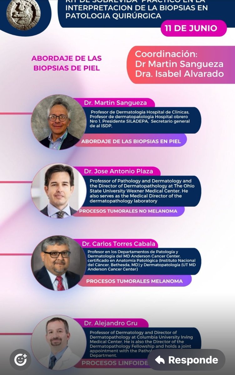 Estimados todos, los esperamos mañana en nuestra próxima sesión.Saludos cordiales.⁦<a href="/SLAPpatologia/">SLAP Patología</a>⁩
