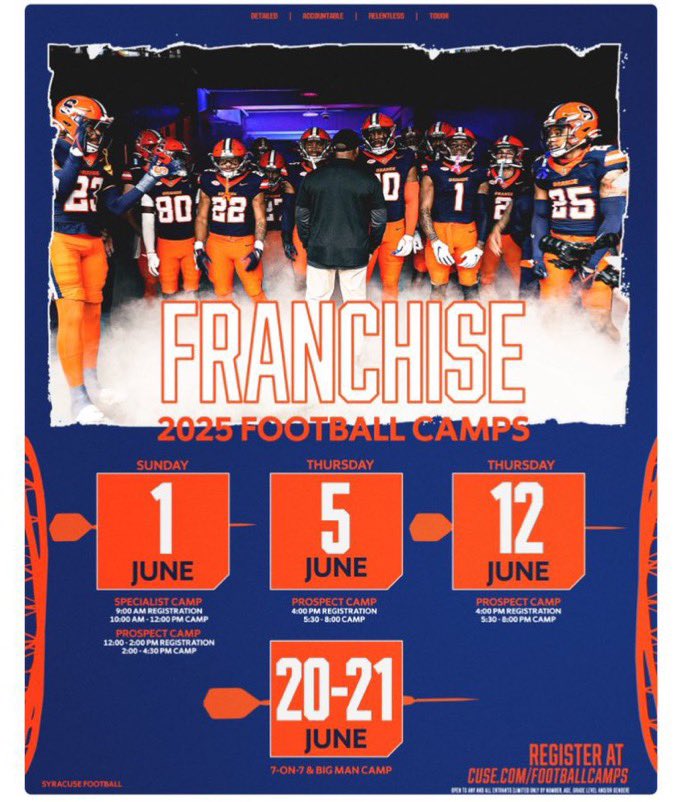Tramell “Mell” Davis Jr (@tramelldavisjr) on Twitter photo I will be attending <a href="/CuseFootball/">Syracuse Football</a> prospect camp on the 12th!! <a href="/CoachJ_Schaefer/">Joe Schaefer</a> <a href="/coachdavis423/">Coach Davis</a> <a href="/CoachDRedd/">Devin Redd</a> <a href="/CoachDreKates/">Coach Dre Kates</a> <a href="/SeanW_247Sports/">Sean Williams</a> <a href="/Coach_E_Rob/">Coach E. Rob</a> <a href="/RecruitRedBank/">Red Bank HS Football Recruiting</a> <a href="/Redbank_fb/">Red Bank HS Football</a> I will be attending <a href="/CuseFootball/">Syracuse Football</a> prospect camp on the 12th!! <a href="/CoachJ_Schaefer/">Joe Schaefer</a> <a href="/coachdavis423/">Coach Davis</a> <a href="/CoachDRedd/">Devin Redd</a> <a href="/CoachDreKates/">Coach Dre Kates</a> <a href="/SeanW_247Sports/">Sean Williams</a> <a href="/Coach_E_Rob/">Coach E. Rob</a> <a href="/RecruitRedBank/">Red Bank HS Football Recruiting</a> <a href="/Redbank_fb/">Red Bank HS Football</a>