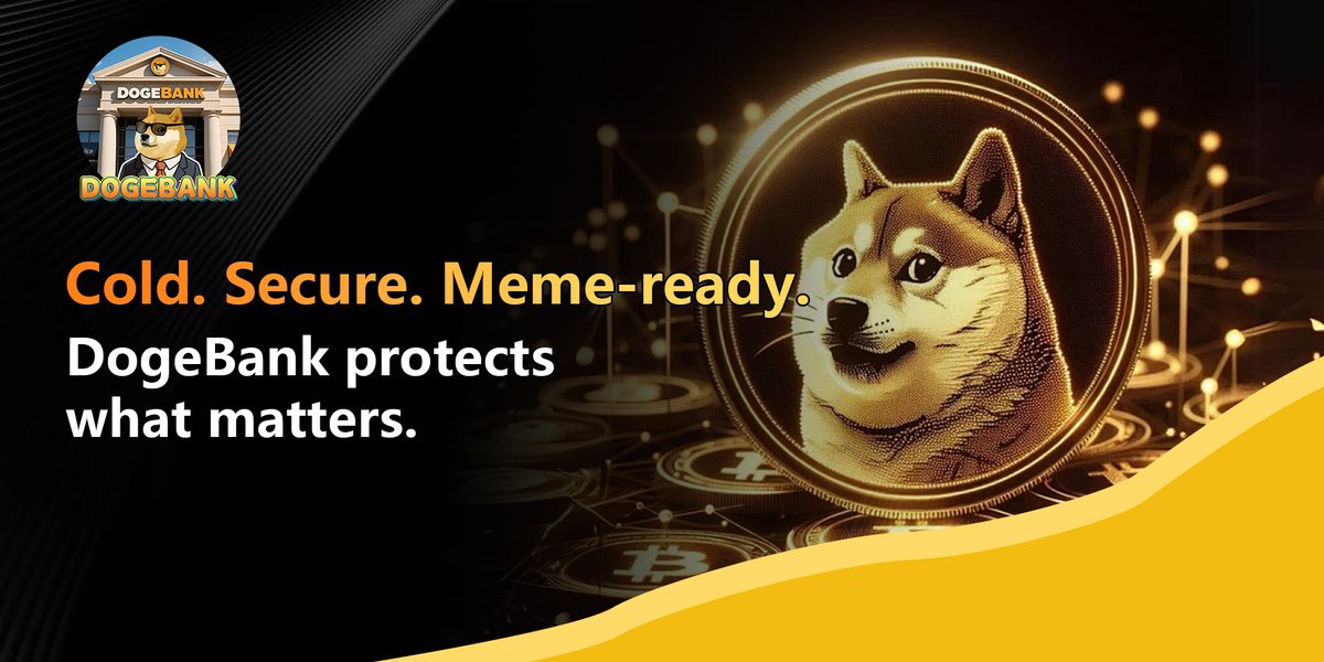 🔐 Most wallets fear hacks.

Ours fears nothing—except running out of #memes.

Multi-layered protection with zero stress.

#SecurityFirst #DogeBank #ColdStorage