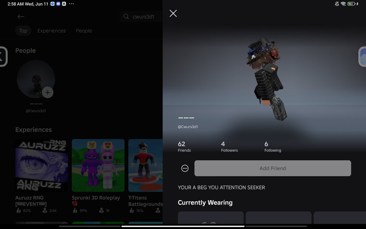 jjjjjjjjjuiwpao's tweet image. @harlsxxrblx is a scammer friend with @itzamz_x they set me up and scammed me out of my frost dragon I will explain it further in comments pls rt and like there username is this
-itzamz_x
-cwurs3d1
they obviously team up bc after her friend scammed me in couple of sec amz dm me?