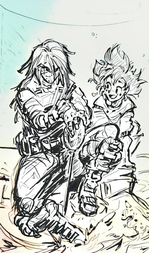 I'm always rougher with my personal story OC's, really need to bang out some model sheets. Anyways these are the mains for a personal project. You know, THAT ONE that never dies and you'll publish some day, some how. ✨️