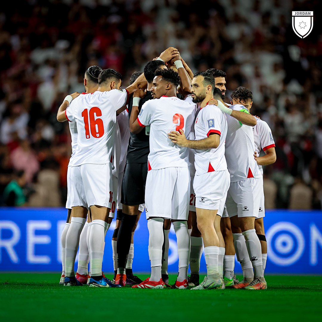 لاعبو الأردن. (إكس)