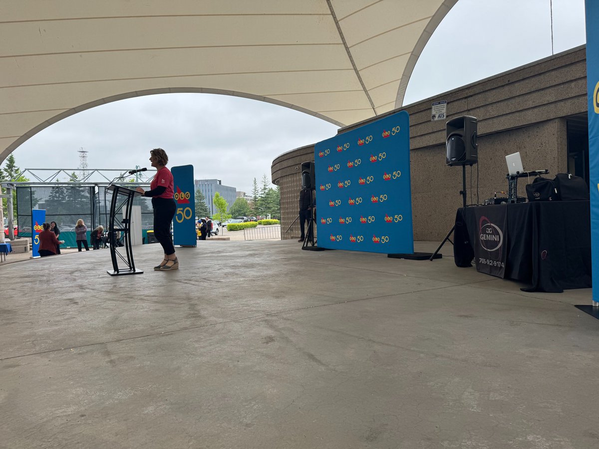 Over the past five decades <a href="/OLG_CA/">OLG</a> has supported communities across Ontario - and here in <a href="/CitySSM/">Sault Ste. Marie</a>, we’re proud to play a key role in a legacy of economic growth and innovation. Pleased to talk about the great work of OLGers during a 50th anniversary celebration today.
