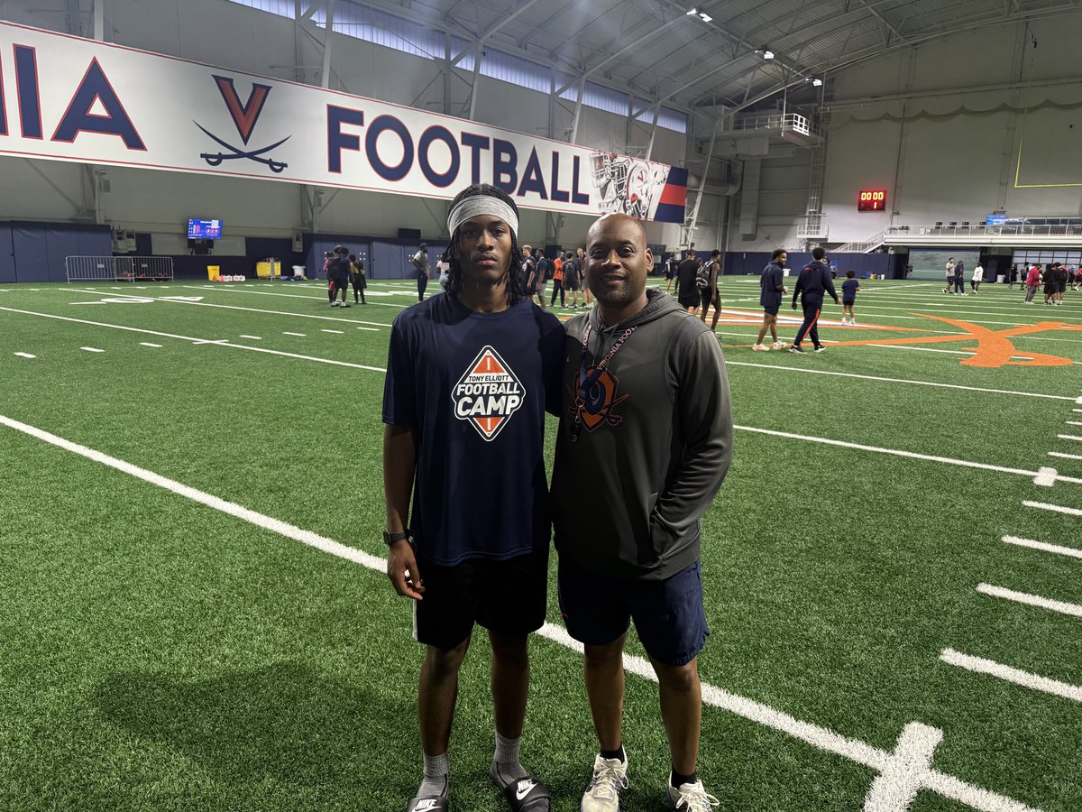 IamIJF's tweet photo. Had a good time yesterday at the UVA football camp! I had a great time competing. Can’t wait to be back for a game!!

@coachdeskitch @CoachT_Lamb @UVAFootball @Coach_TElliott @coachjberlin https://t.co/Eih364fvfp