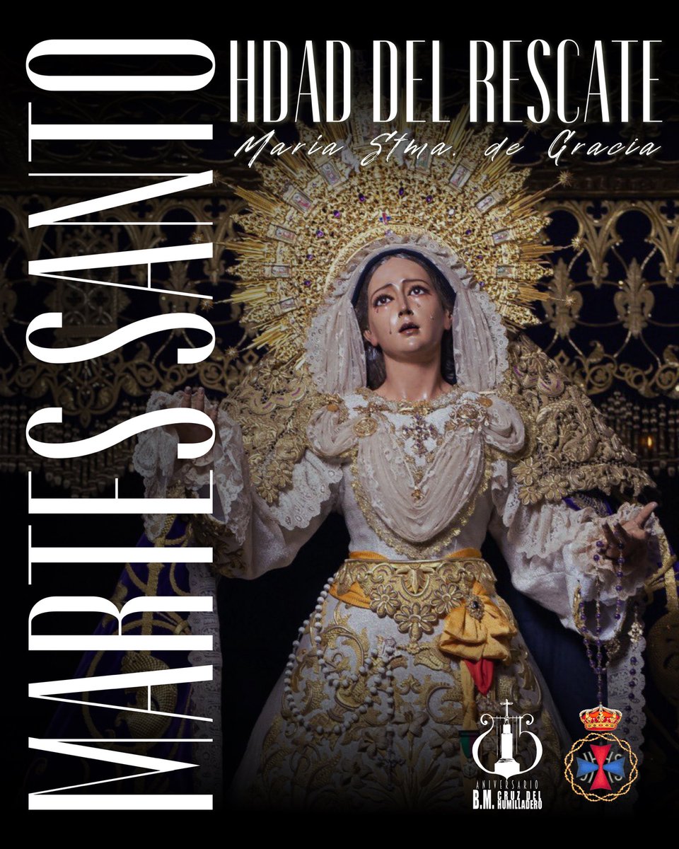 BMcruzh's tweet photo. // 📣 𝑶𝑭𝑰𝑪𝑰𝑨𝑳 //

Nos emociona anunciar que el próximo Martes Santo 2026, nuestra música caminará junto a María Stma. de Gracia, titular mariana de la @HdadRescate de Málaga. https://t.co/rlN7zbE0XW