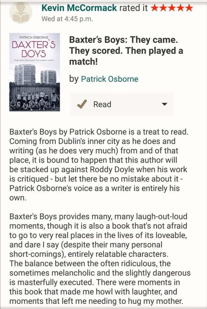 One of the best gifts that you can give an author if you love their work is a fantastic review like Kevin's. Thanks a million. amzn.eu/d/hoUyFKN