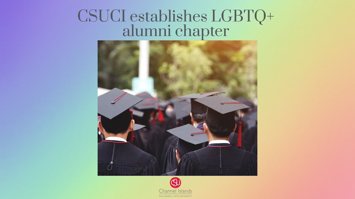 CSU Channel Islands (@csuci) on Twitter photo 🌈In honor of Pride Month, we are happy to share that our Alumni & Friends Association has formed a Pride Alumni Chapter for alumni and students who belong to the LGBTQ+ community - and their allies. 🌈  Learn more at bit.ly/4dWMmbF  #CSUCI #CSUCIAlumni #PrideMonth 🌈In honor of Pride Month, we are happy to share that our Alumni & Friends Association has formed a Pride Alumni Chapter for alumni and students who belong to the LGBTQ+ community - and their allies. 🌈  Learn more at bit.ly/4dWMmbF  #CSUCI #CSUCIAlumni #PrideMonth